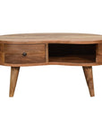 Mini Oak-ish Wave Coffee Table