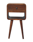 Mini Chestnut Curve Lower Nightstand