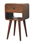 Mini Chestnut Curve Lower Nightstand