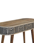 Edessa Bone Inlay Console Table