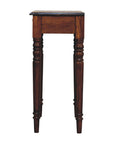 Chestnut Turned Leg Writing Desk
