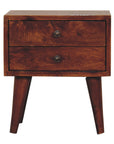 Mini Chestnut Modern Nightstand
