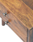 Mini Chestnut Modern Nightstand