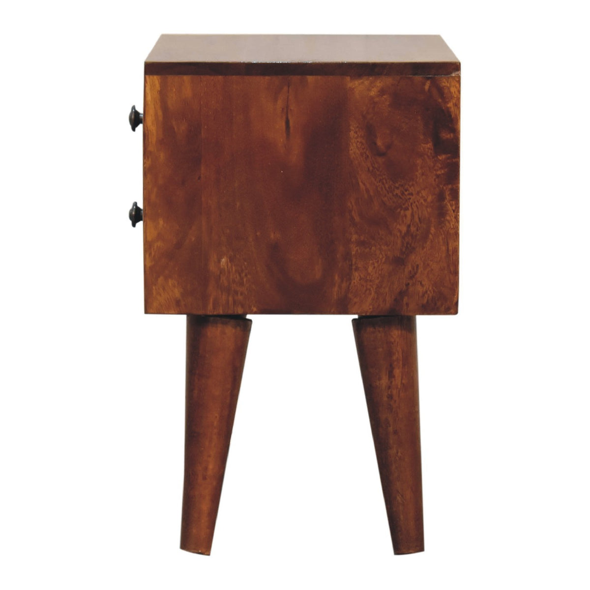 Mini Chestnut Modern Nightstand