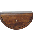 Chestnut Crescent Floating Nightstand