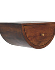 Chestnut Crescent Floating Nightstand
