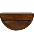 Chestnut Crescent Floating Nightstand