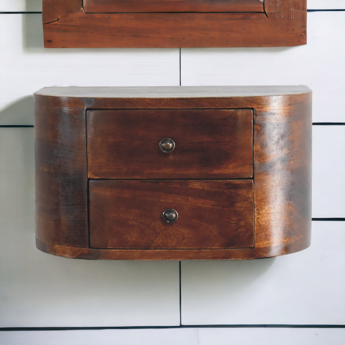 Lunar 2 Drawer Floating Nightstand