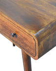 Curved Chestnut Writing Desk