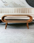 Amaya Nordic Style Oak-ish Coffee Table