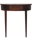 Backless Mounted Chestnut Console