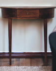Backless Mounted Chestnut Console
