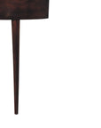 Backless Mounted Chestnut Console