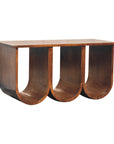 Triple Open Style Coffee Table