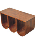 Triple Open Style Coffee Table
