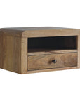 Chunky Oak-ish Floating Bedside