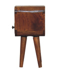 Extra Mini Chestnut Curve Open Slot Bedside