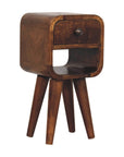Extra Mini Chestnut Curve Lower Bedside