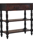 Turned legs Cherry Side Table