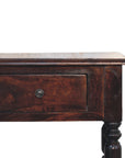 Turned legs Cherry Side Table