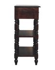 Turned legs Cherry Side Table