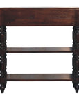 Turned legs Cherry Side Table