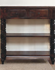 Turned legs Cherry Side Table