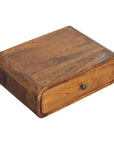 Avora Wall-Mounted Chestnut 1 Drawer Nightstand