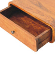 Avora Wall-Mounted Chestnut 1 Drawer Nightstand
