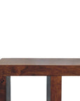 Orion Curved Chestnut Media Unit