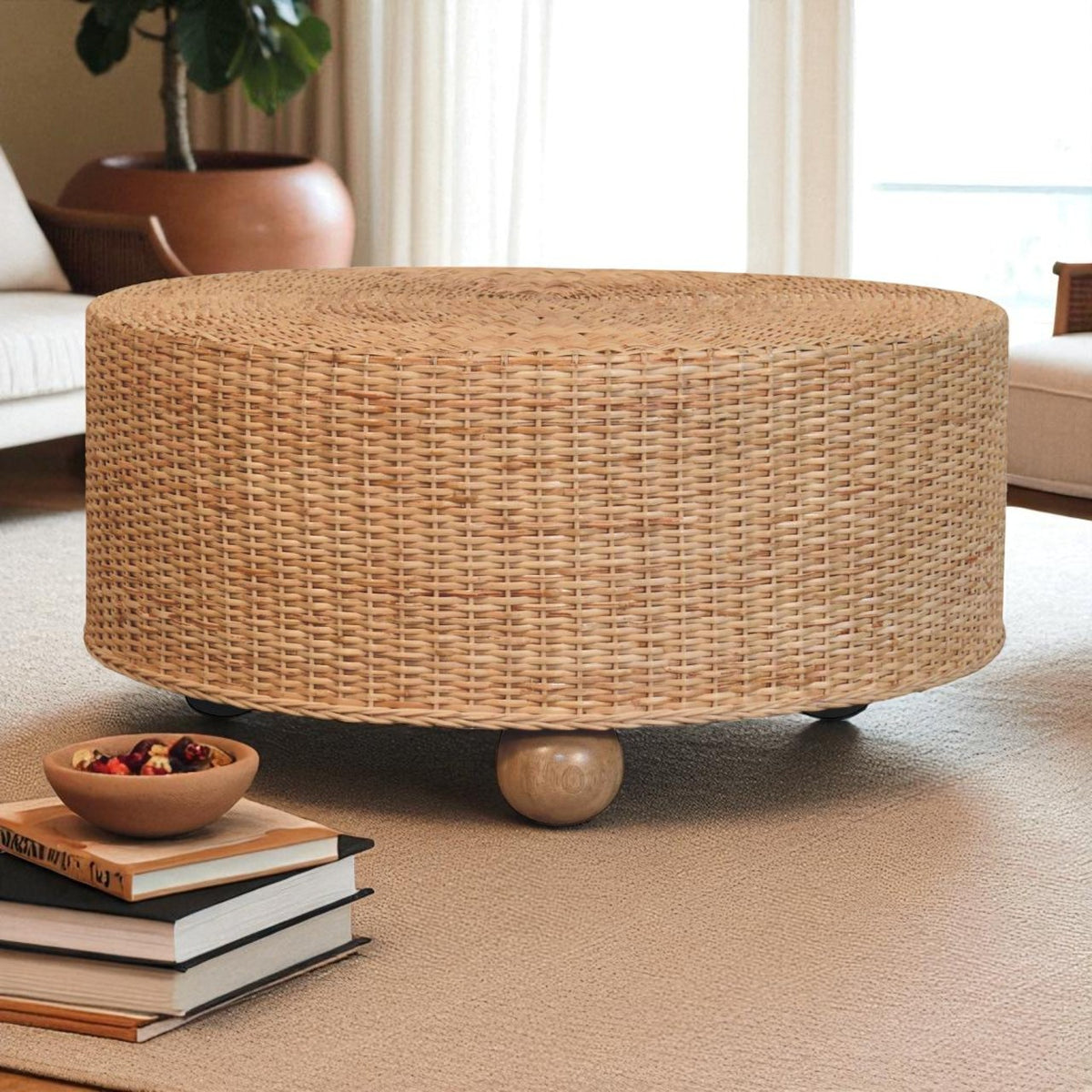 Regency Round Woven Stool