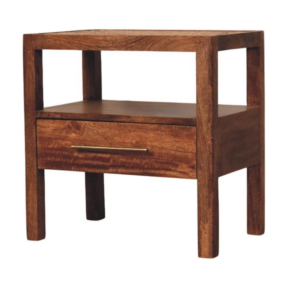 Saffron Rattan Nightstand
