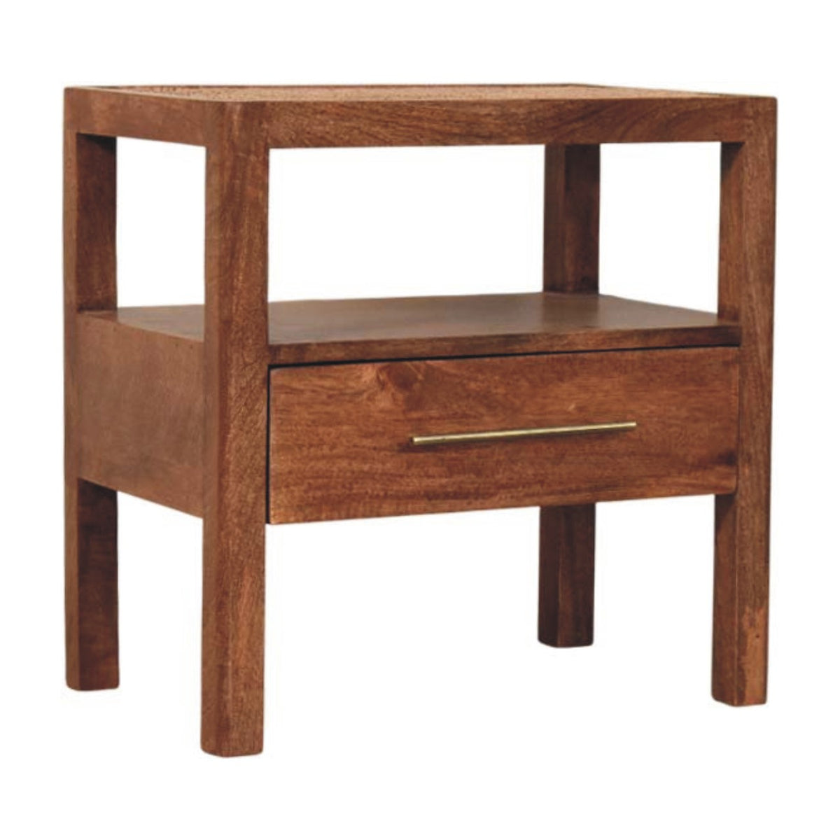 Saffron Rattan Nightstand