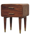 Valenza Two-Drawer Bedside Table