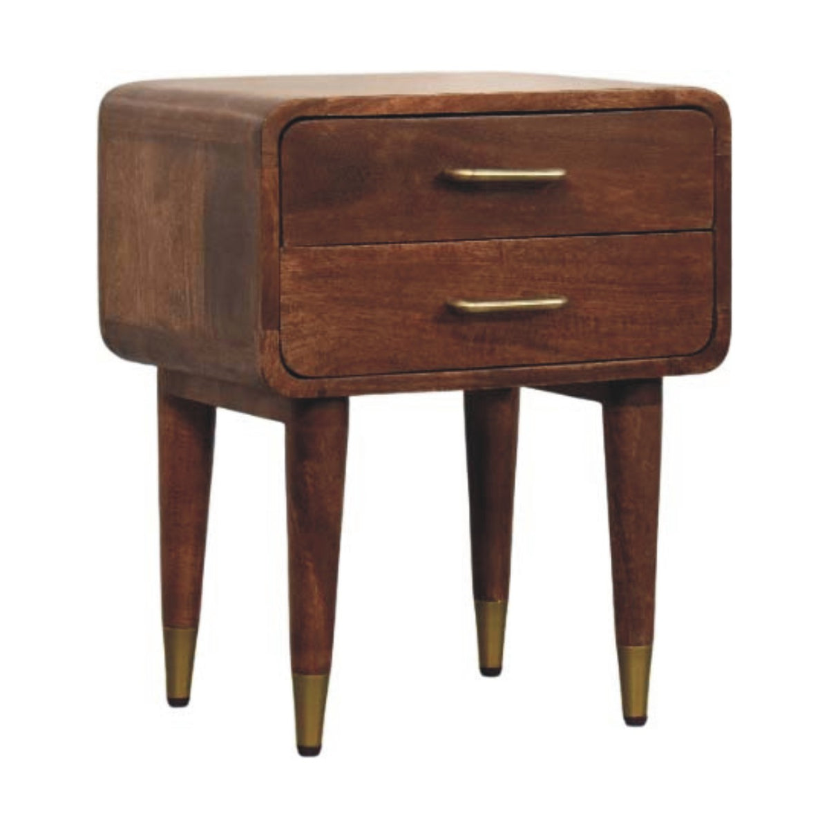 Valenza Two-Drawer Bedside Table