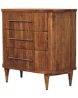 Emerson Ribbed 3-Drawer Chest
