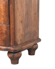 Lume Roasted Shelf Bedside Table