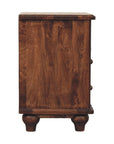 Lume Roasted Shelf Bedside Table