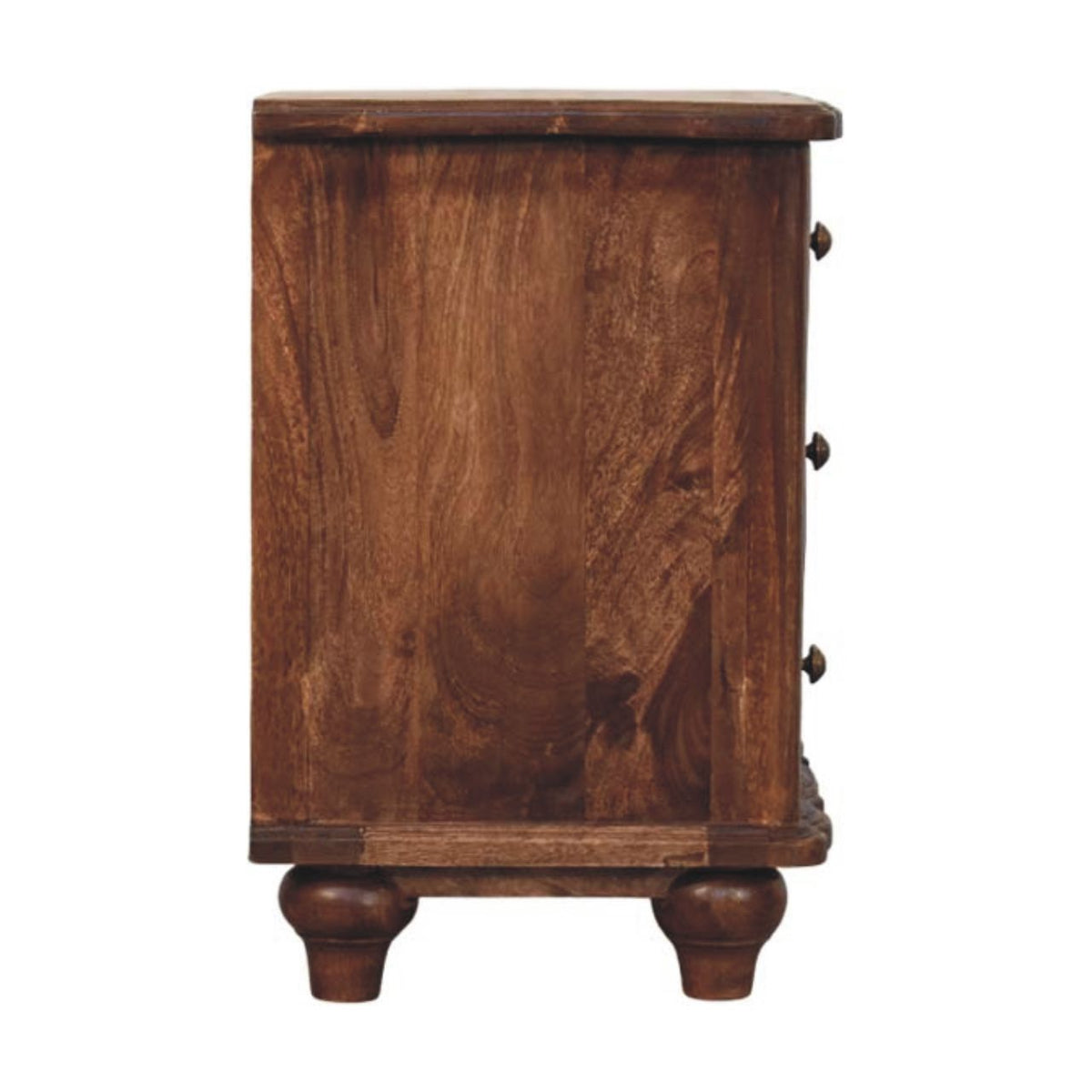 Lume Roasted Panelled Bedside