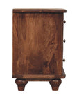 Lume Roasted Panelled Bedside