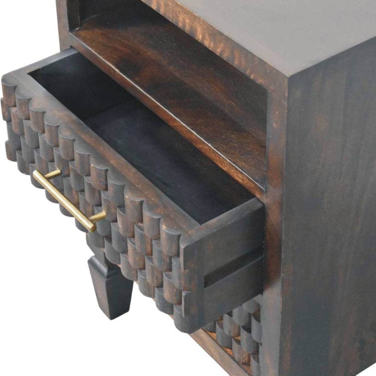 Cadiz Carved Bedside Table