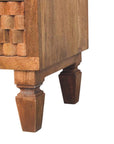 Cadiz Carved Open-Shelf Bedside