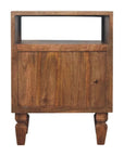 Cadiz Carved Open-Shelf Bedside