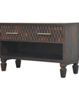 Cadiz Carved Shoe Storage Bench