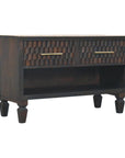 Cadiz Carved Shoe Storage Bench