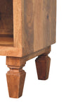 Cadiz Carved Entryway Shoe Cabinet
