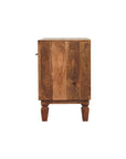 Cadiz Carved Entryway Shoe Cabinet