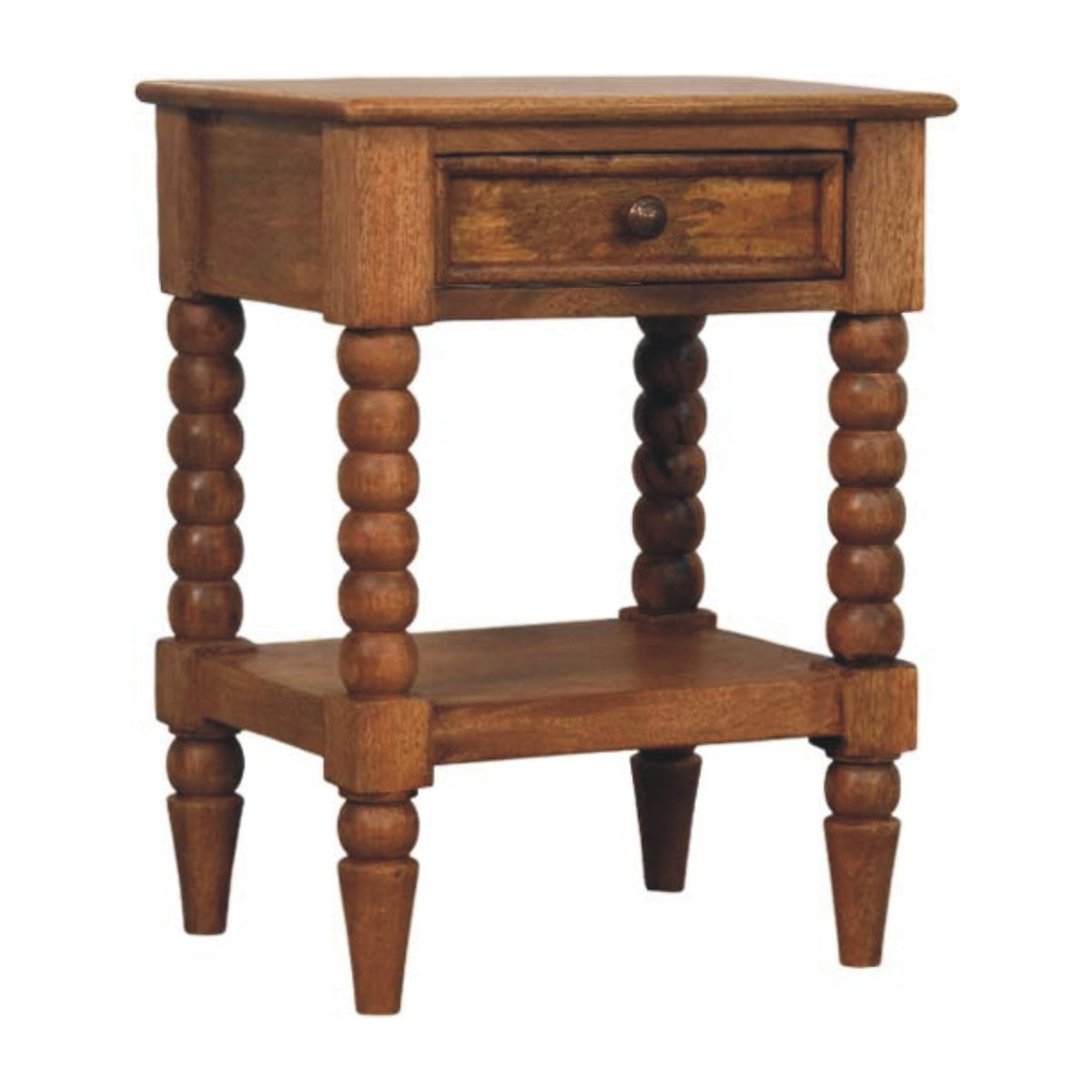 Spindle Bedside Table