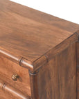 Bamboo Carved 3-Drawer Chest