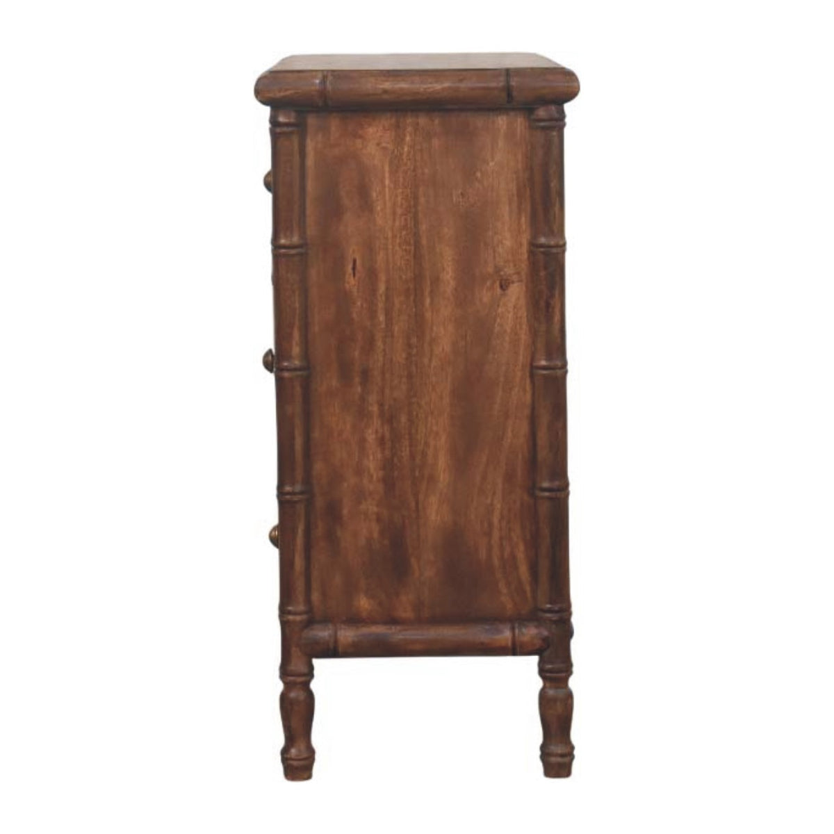 Bamboo Carved 3-Drawer Chest
